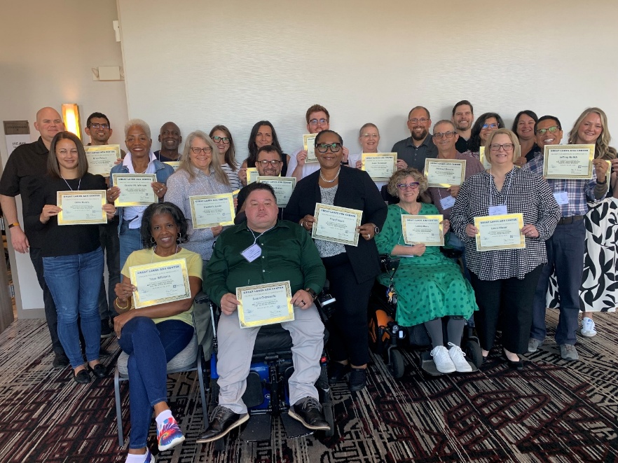 Region 5 ADA Center trainer leadership network gathering.