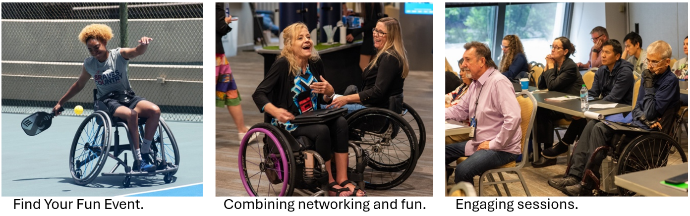 Collage of images from the Region 7 National ADA Symposium.