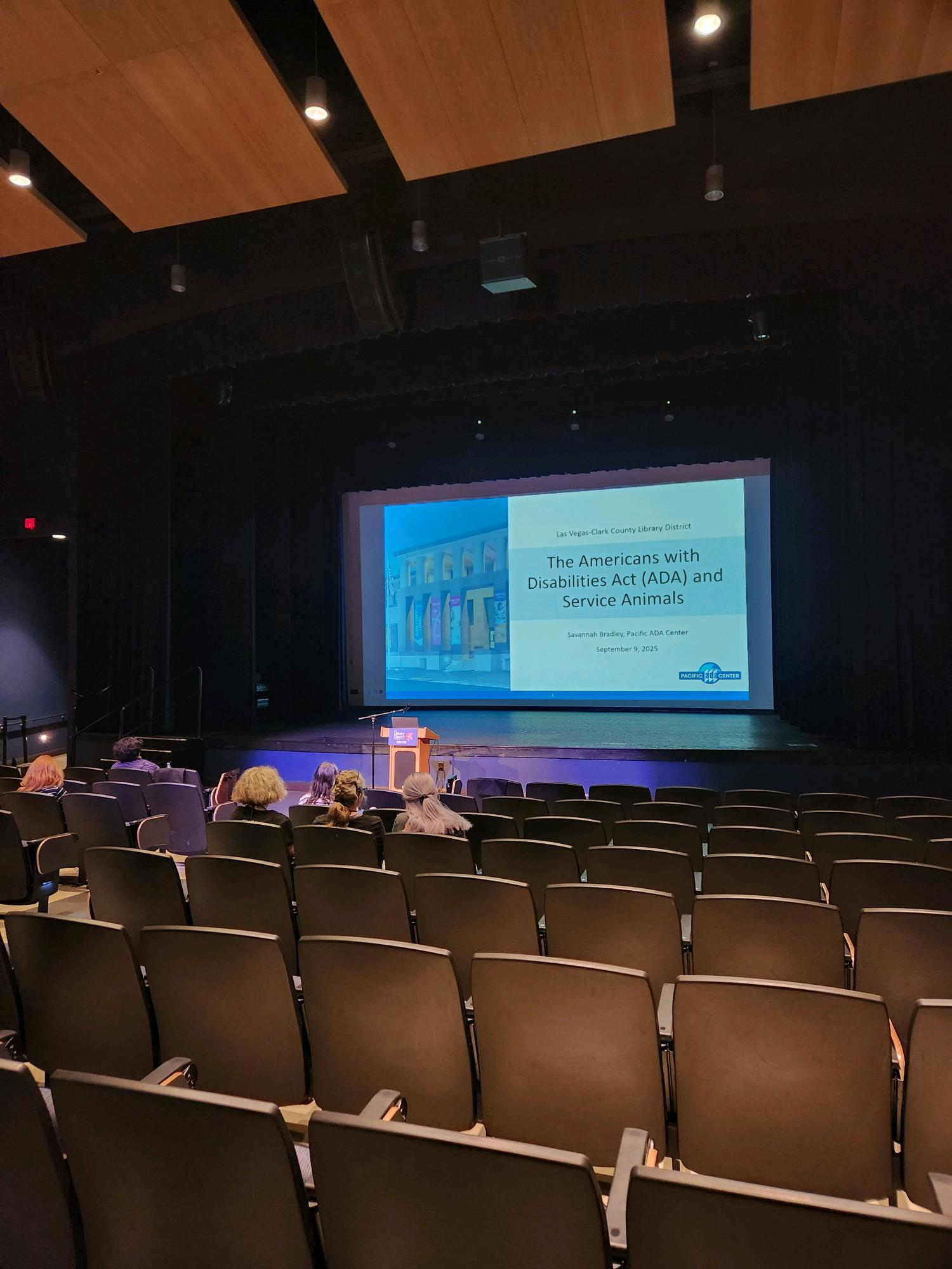 Training room used by Region 9 ADA Center.