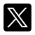 Twitter/X logo: a black box with a white X inside