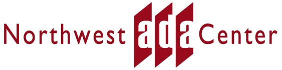 Northwest ADA Center logo
